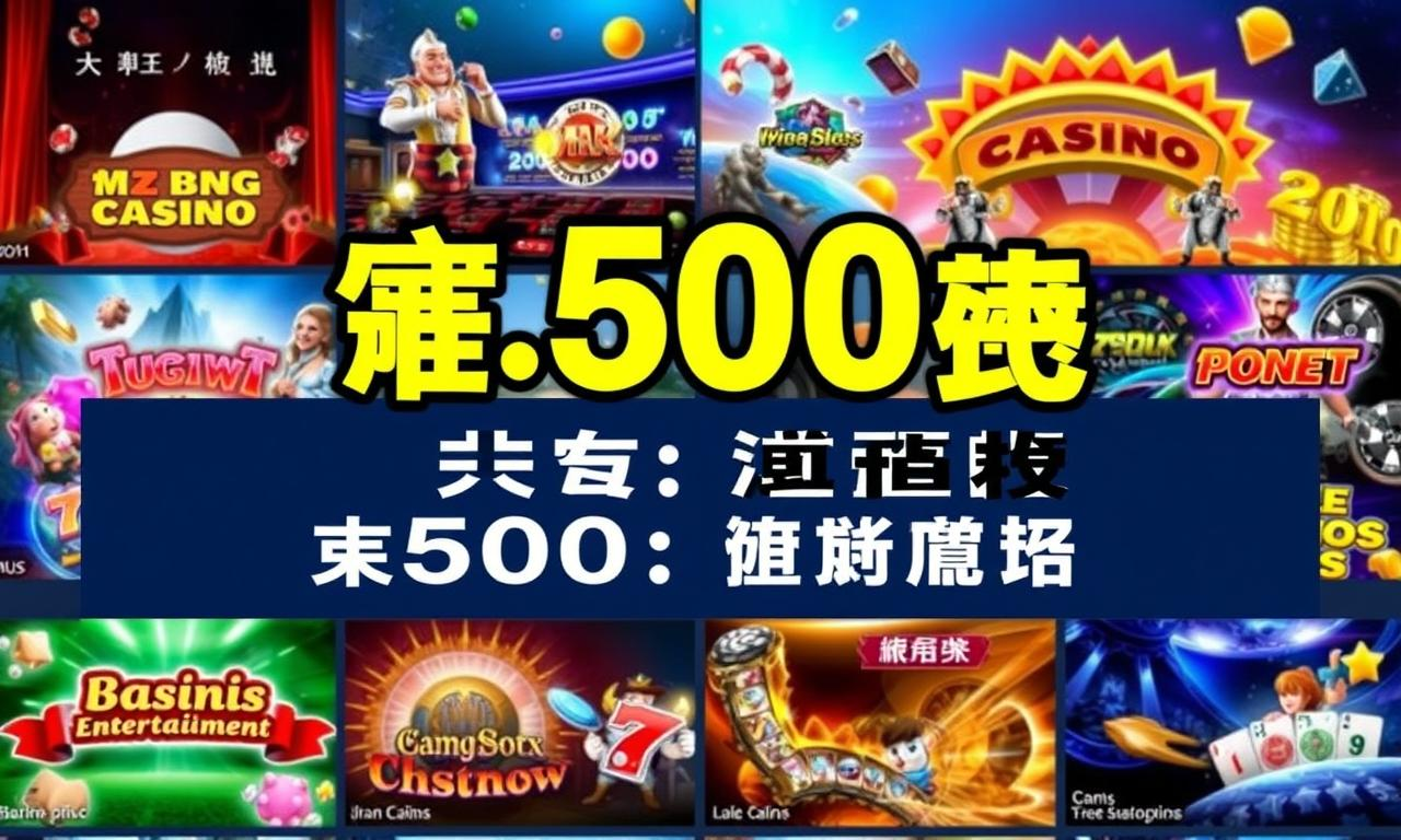 娛樂城體驗金500：盡情享受刺激刺激的娛樂遊戲！