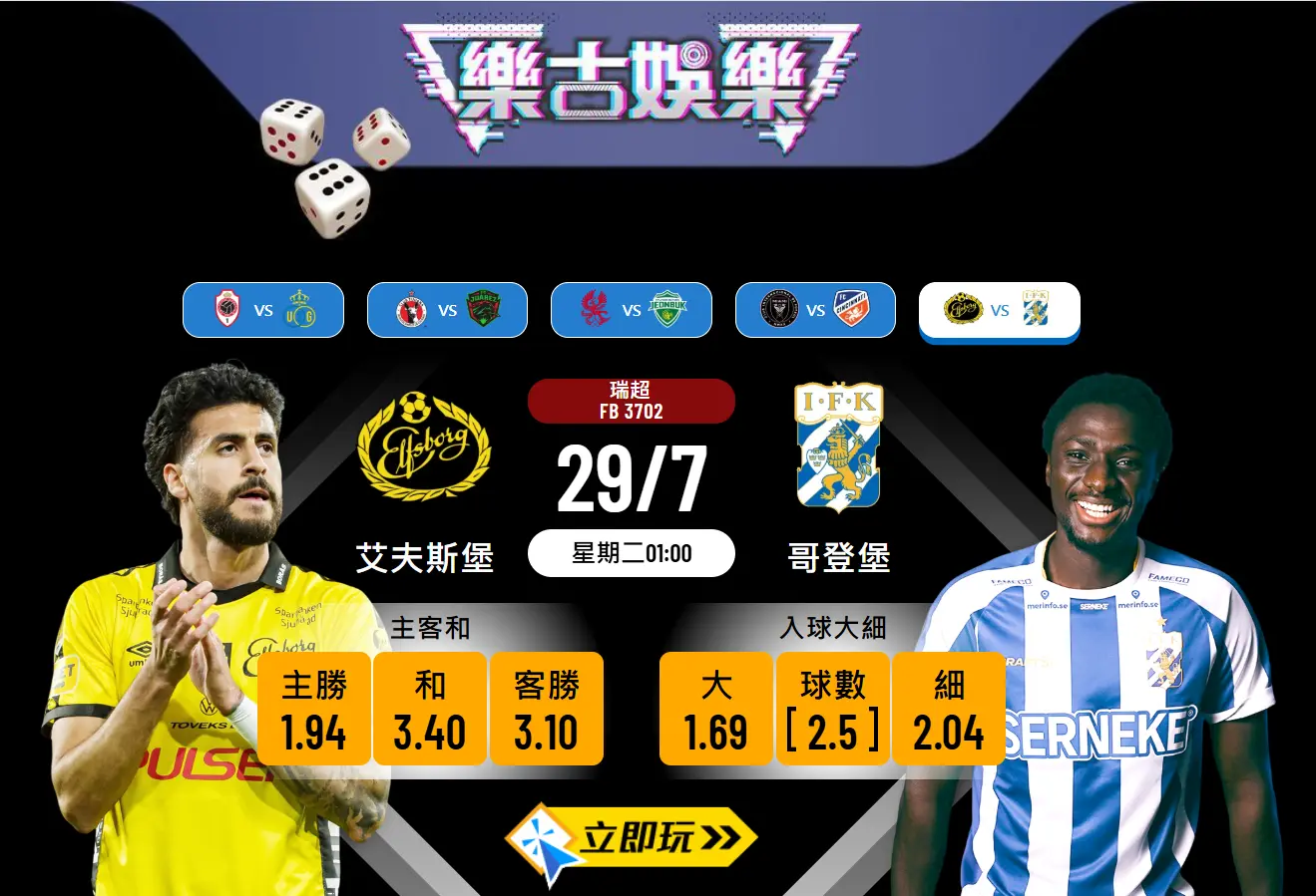 瑞超戰報：艾夫斯堡 vs 哥登堡，3大勝負關鍵點剖析