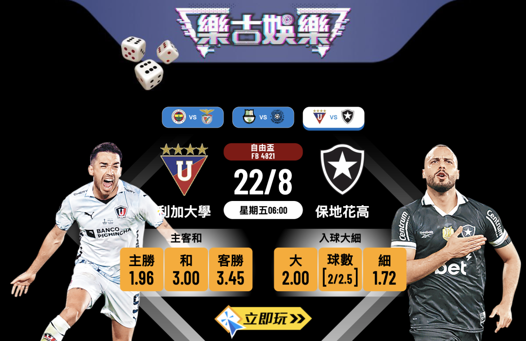 自由盃2025前瞻：利加大學 vs 保地花高次回合生死戰分析