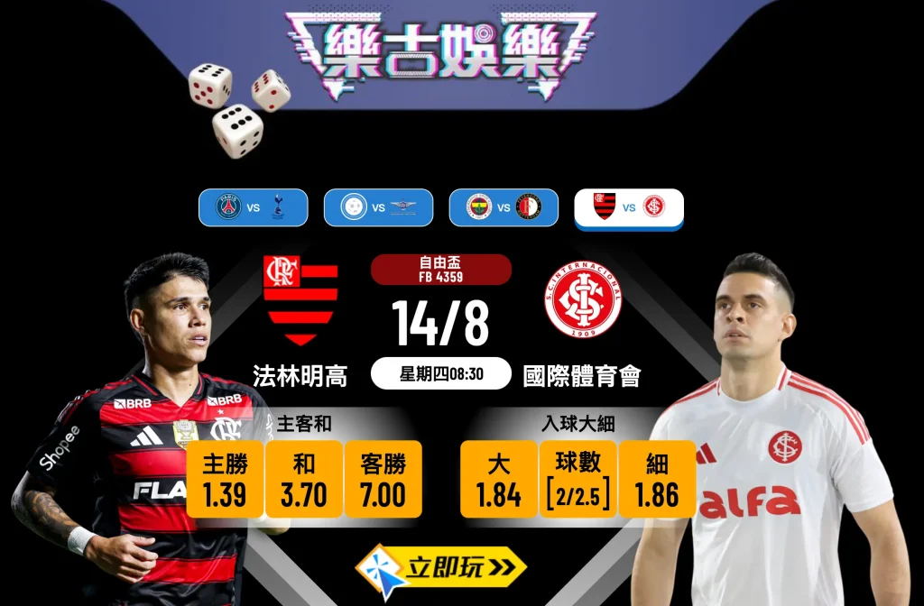 南美自由盃2025前瞻：法林明高 vs 國際體育會 深度分析