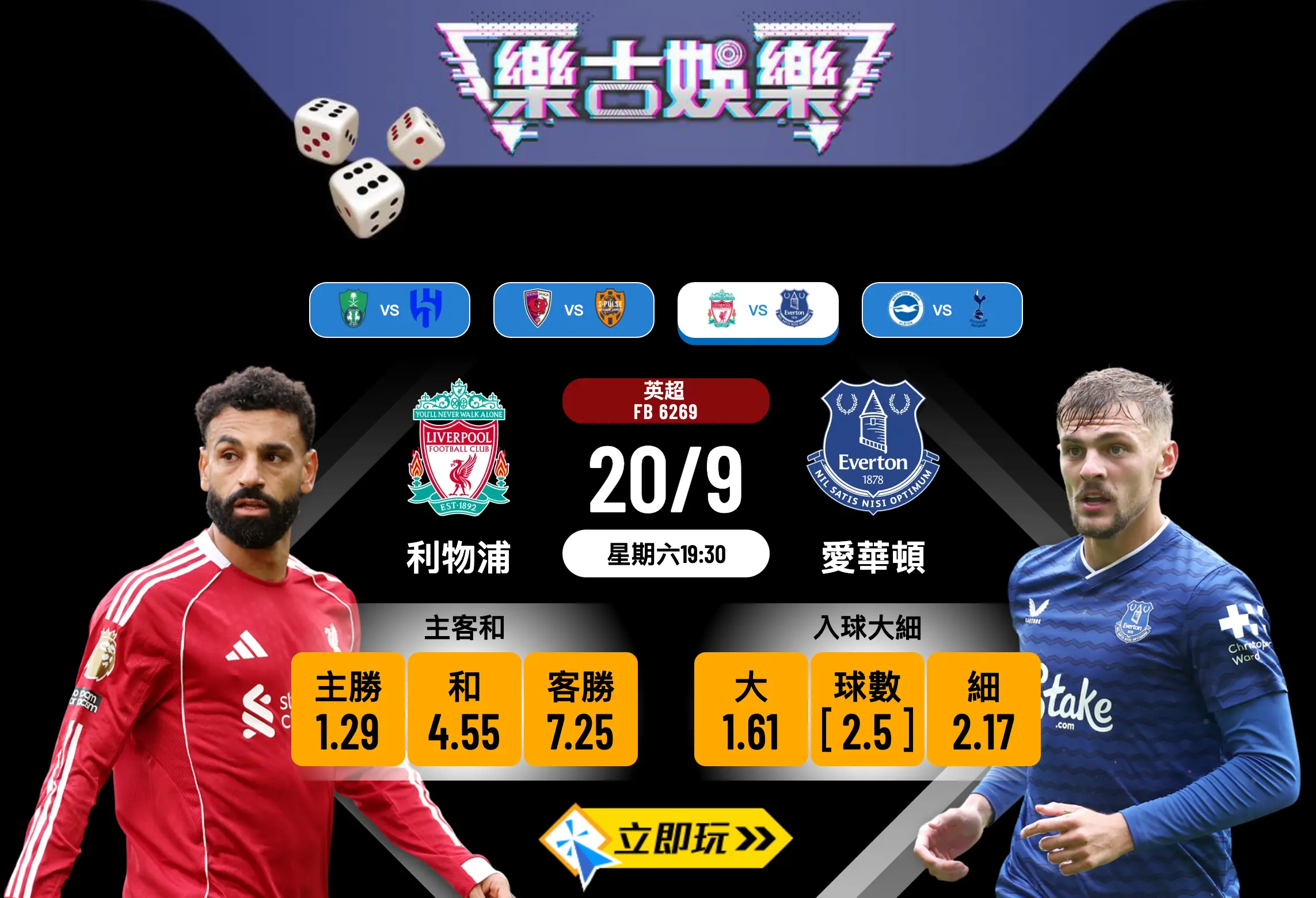 默西賽德郡打吡前瞻：利物浦 vs 愛華頓 7 大數據拆解
