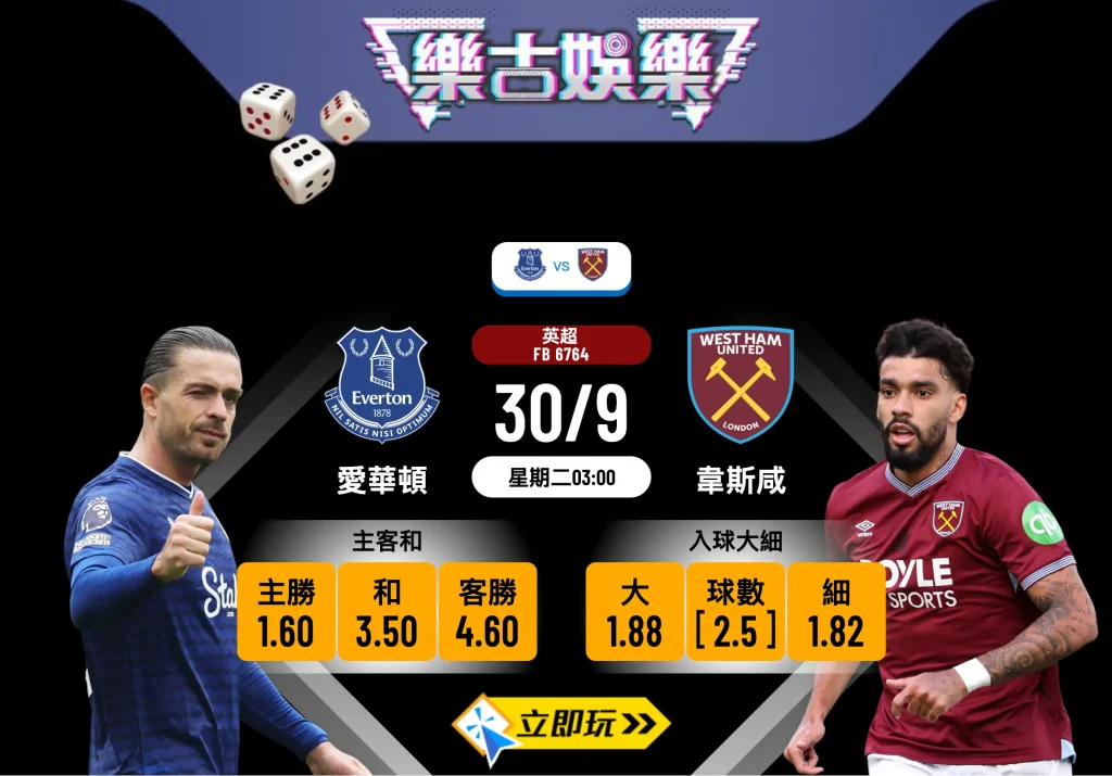 英超獨腳戲前瞻：愛華頓 vs 韋斯咸 3大關鍵數據分析