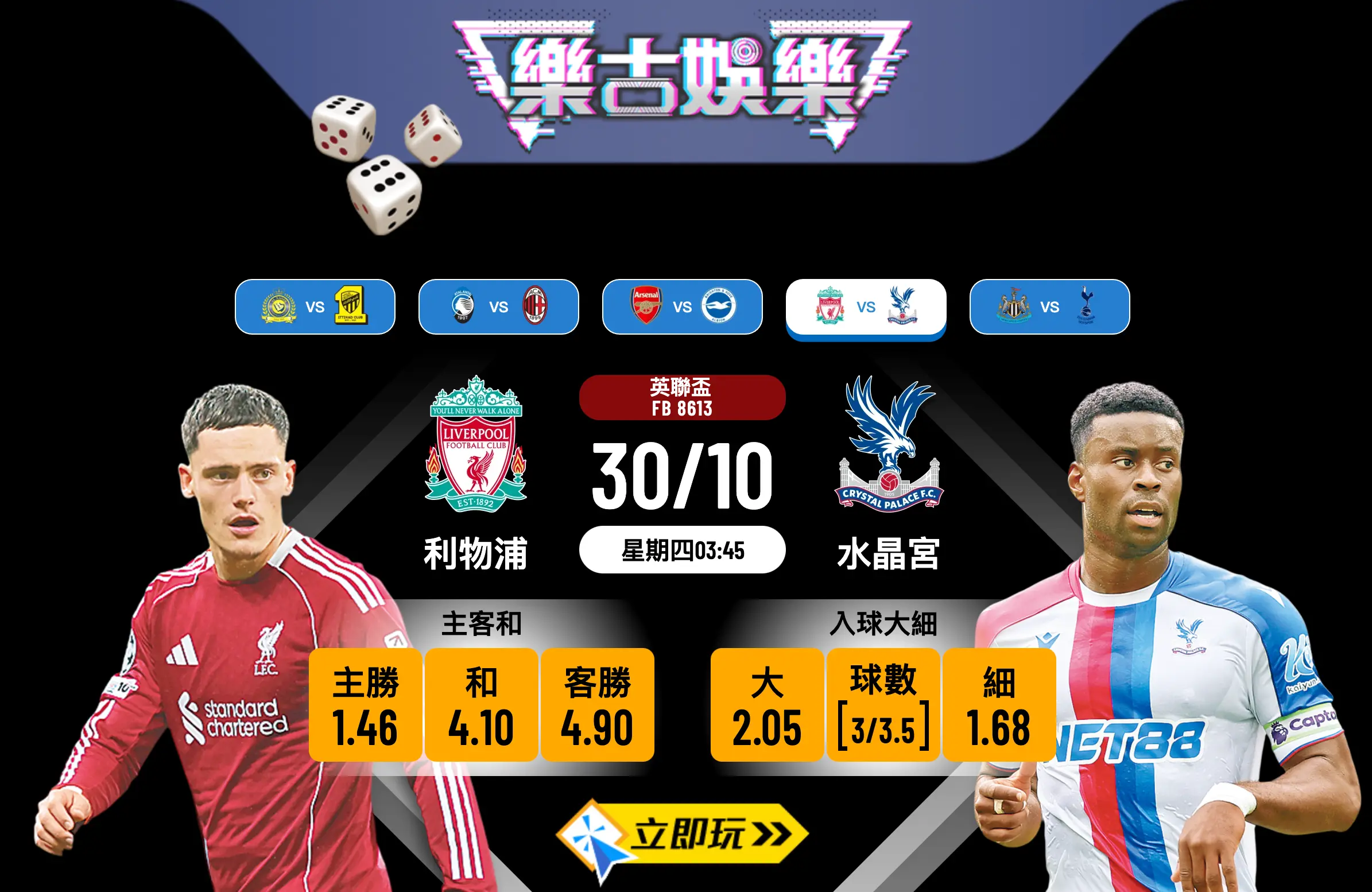 英聯盃前瞻：利物浦 vs 水晶宮 5大關鍵點深入分析