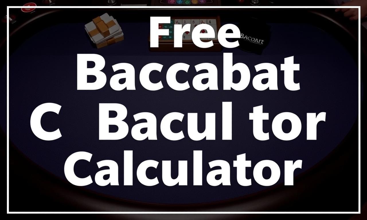 如何使用免費百家樂計算機計算贏率？