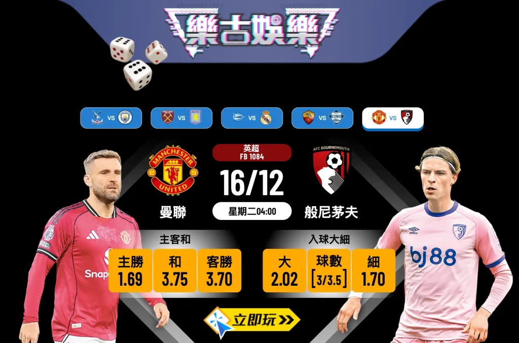 曼聯 vs 般尼茅夫：2025英超攻防戰，紅魔鬼主場3分志在必得？