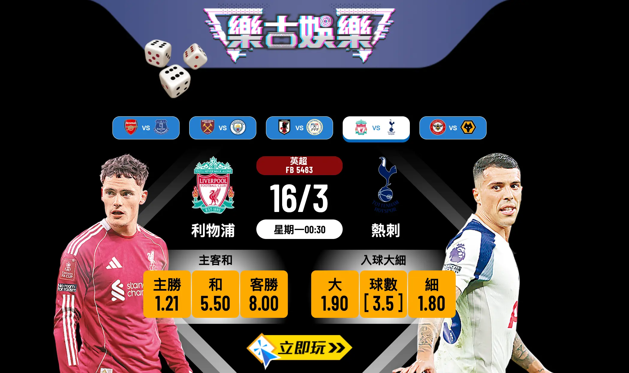 利物浦 vs 熱刺 — 2 個波膽推介（利物浦主場焦點）⚽🔢