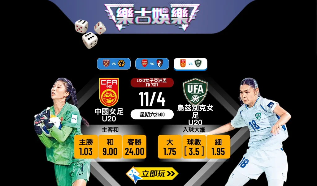 🏆 U20女子亞洲盃8強激戰：中國女足U20 vs 烏茲別克女足U20 賽前分析與波膽推介 ⚽