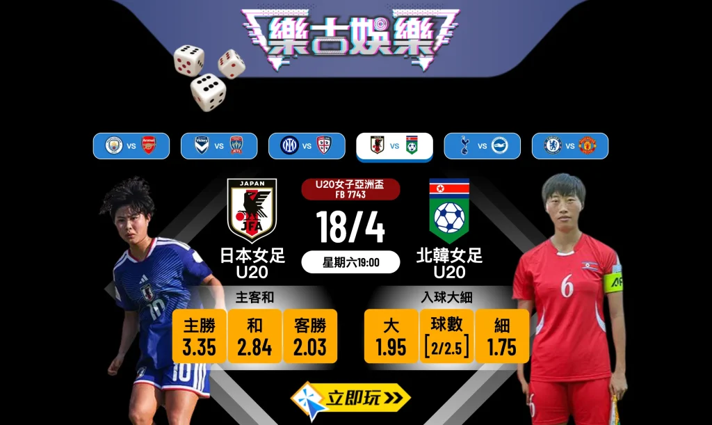🏆 朝鮮U20女足 vs 日本U20女足：U20女亞盃決賽終極對決，波膽推介與賽前分析 ⚽