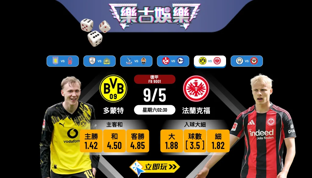 ⚽ 2026德甲尾二一輪激戰：多蒙特 vs 法蘭克福 賽前分析及波膽推介