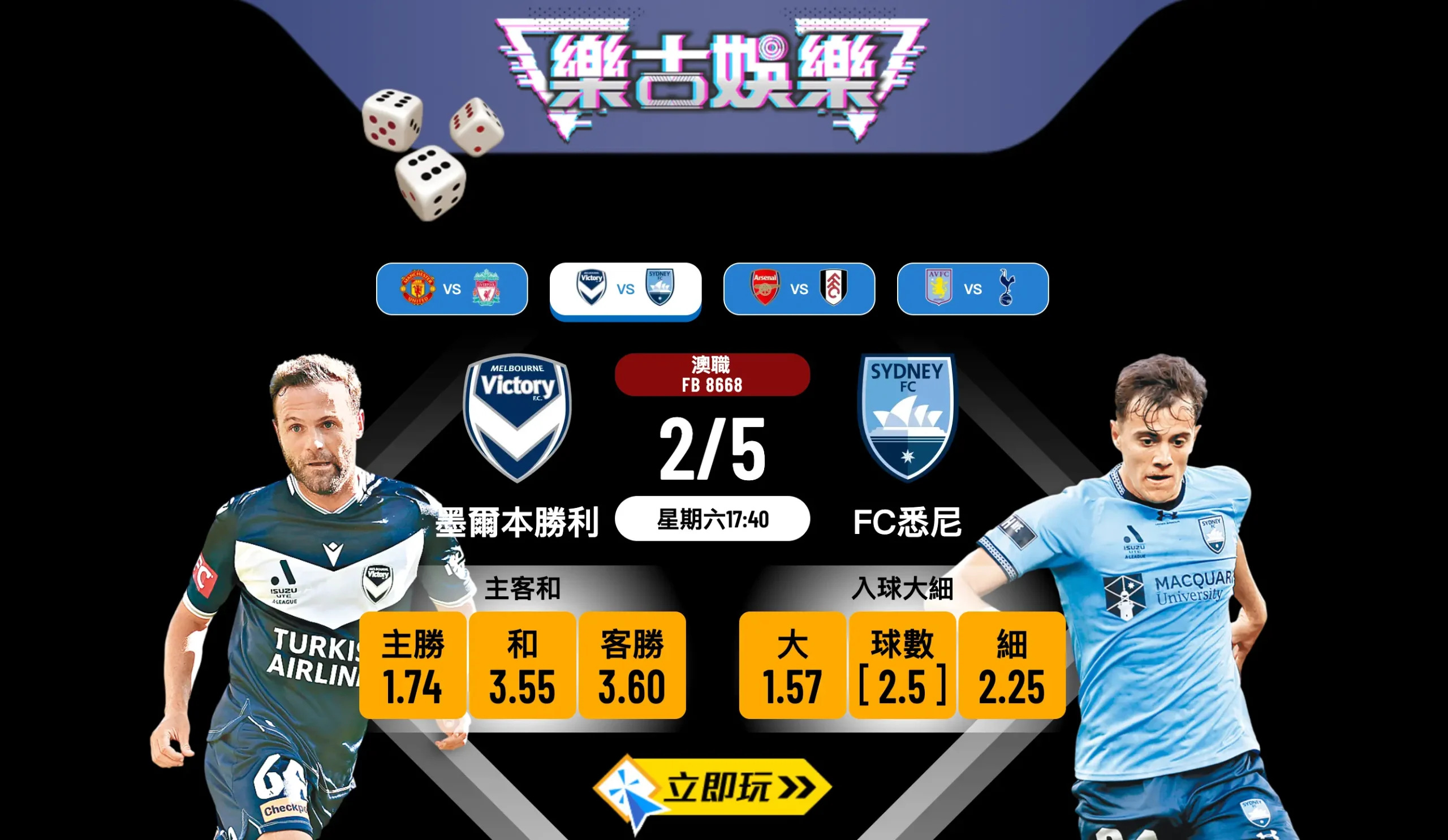 🏆 【樂古娛樂波膽推介】澳職季後賽激戰：墨爾本勝利 vs FC悉尼 賽前分析與必贏貼士 ⚽